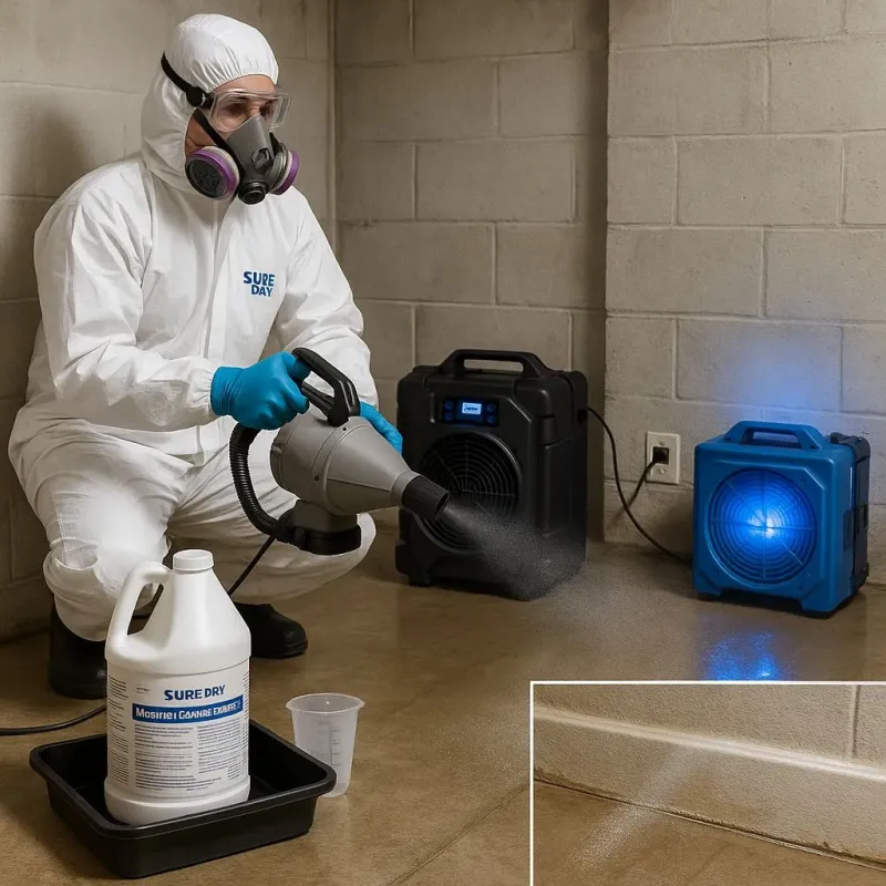 Sanitization and Odor Removal process in Newcastle, WA